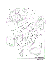 Ice Maker parts for Crosley Top-Mount Refrigerator CRT185IPB3 from AppliancePartsPros.com