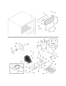 System parts for Crosley Top-Mount Refrigerator CRT185LW2 from AppliancePartsPros.com