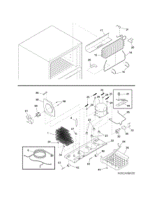 System parts for Crosley Top-Mount Refrigerator CRT185PB4 from AppliancePartsPros.com