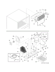 System parts for Crosley Top-Mount Refrigerator CRT185PW6 from AppliancePartsPros.com
