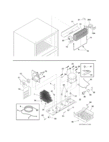 System parts for Crosley Top-Mount Refrigerator CRT186HQB1 from AppliancePartsPros.com