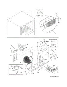 System parts for Crosley Top-Mount Refrigerator CRT186QW1 from AppliancePartsPros.com