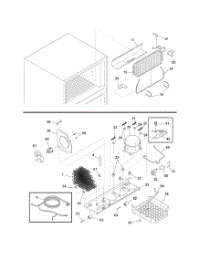 System parts for Crosley Top-Mount Refrigerator CRT188HLW3 from AppliancePartsPros.com