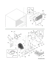 System parts for Crosley Top-Mount Refrigerator CRT206QW2 from AppliancePartsPros.com