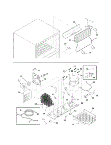 System parts for Crosley Top-Mount Refrigerator CRT216HLQ6 from AppliancePartsPros.com