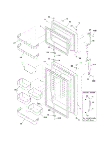 Doors parts for Crosley Top-Mount Refrigerator CRT216HLS6 from AppliancePartsPros.com