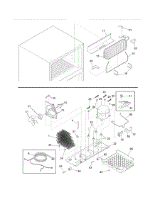 System parts for Crosley Top-Mount Refrigerator CRT21HSBMW0 from AppliancePartsPros.com