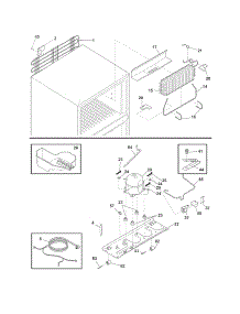 System parts for Crosley Top-Mount Refrigerator CRTE151AQA from AppliancePartsPros.com