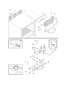 System parts for Crosley Top-Mount Refrigerator CRTE151AW6 from AppliancePartsPros.com