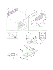 System parts for Crosley Top-Mount Refrigerator CRTE171KW0 from AppliancePartsPros.com