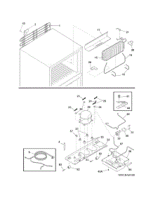 System parts for Crosley Top-Mount Refrigerator CRTE174KW0 from AppliancePartsPros.com