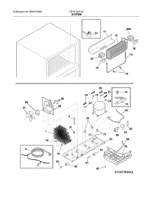 System parts for Crosley Top-Mount Refrigerator CRTE182TD0 from AppliancePartsPros.com