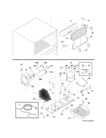 System parts for Crosley Top-Mount Refrigerator CRTE184HJS1 from AppliancePartsPros.com