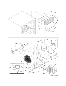 System parts for Crosley Top-Mount Refrigerator CRTE217IAQ2 from AppliancePartsPros.com
