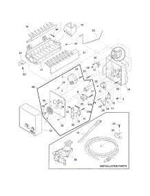 Ice Maker parts for Crosley Top-Mount Refrigerator CRTE217IAS1 from AppliancePartsPros.com