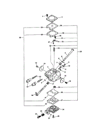 Carburetor - Wt-820 parts for Echo Gas Chainsaw CS-400 from AppliancePartsPros.com