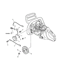 Ignition / Flywheel parts for Echo Gas Chainsaw CS-400 from AppliancePartsPros.com