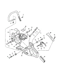 Handle / Throttle Control / Engine Cover parts for Echo Gas Chainsaw CS-400 from AppliancePartsPros.com