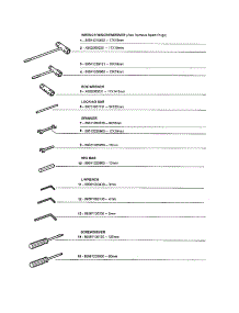 Tools parts for Echo Gas Chainsaw CS-400 from AppliancePartsPros.com