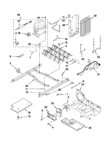 Unit Parts parts for Crosley Side-By-Side Refrigerator CS22CFXTB02 from AppliancePartsPros.com