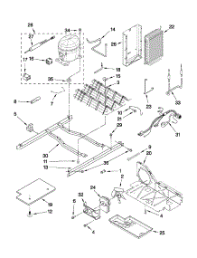 Unit Parts parts for Crosley Side-By-Side Refrigerator CS22CFXTS05 from AppliancePartsPros.com