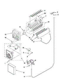 Icemaker Parts parts for Crosley Side-By-Side Refrigerator CS22CFXTS05 from AppliancePartsPros.com