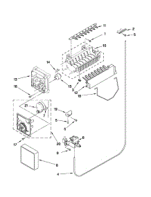 Icemaker Parts parts for Crosley Side-By-Side Refrigerator CS22CFXTT02 from AppliancePartsPros.com