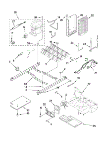 Unit Parts parts for Crosley Side-By-Side Refrigerator CS25CFXTQ02 from AppliancePartsPros.com