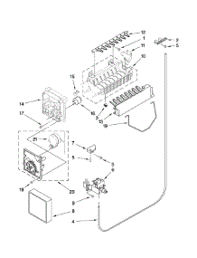 Icemaker Parts parts for Crosley Side-By-Side Refrigerator CS25CFXTQ02 from AppliancePartsPros.com