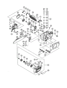 Recoil Starter / Oil Pump parts for Hitachi Gas Chainsaw CS33ET from AppliancePartsPros.com