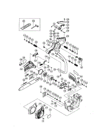 Chain Bar / Handle parts for Hitachi Gas Chainsaw CS40EA from AppliancePartsPros.com