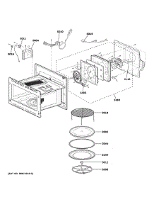 Interior Parts parts for Ge Built-In Microwave CSB912P2N1S1 from AppliancePartsPros.com