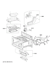 Insulator Parts (2) parts for Ge Built-In Microwave CSB923M2N2S5 from AppliancePartsPros.com