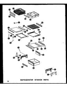 Refrigerator Interior Parts parts for Amana Side-By-Side Refrigerator CSDI25A-A-P60350-17WA from AppliancePartsPros.com