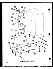 Compressor Parts (Sri19c-G / P73900-5Wg) (Sri19c-A / P73900-5Wa) (Sri19c-C / P73900-5Wc) (Sri19c-L / P73900-5Wl) (Sri19c / P73900-5W) (Sdi22c-C / P73900-6Wc) (Sdi22c / P73900-6W) (Sdi22c-A / P73900-6Wa) (Sdi22c-L / P73900-6Wl) (Sdi22c-G / P73900-6Wg) (Sdi25c-C / P73900-7Wc) (S parts for Amana Side-By-Side Refrigerator CSDI25C-G-P73320-52WG from AppliancePartsPros.com