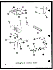Refrigerator Interior Parts (Sdi25w-Ag / P73320-19Wg) (Sdi25w-L / P73320-19Wl) (Sdi25w-A / P73320-19Wa) (Sdi25w / P73320-19W) (Sdi25w-C / P73320-19Wc) (Sdi22w-C / P73320-22Wc) (Sdi22w / P73320-22W) (Sdi22w-A / P73320-22Wa) (Sdi22w-L / P73320-22Wl) (Sdi22w-Ag / P73320-22Wg) ( parts for Amana Side-By-Side Refrigerator CSDI25W-P60350-56W from AppliancePartsPros.com