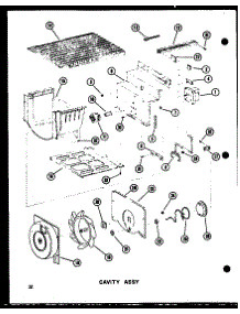Motor Drive / Rear Chassis parts for Amana Side-By-Side Refrigerator CSDI25W-P73320-41W from AppliancePartsPros.com