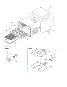 Cavity parts for Caloric Electric Range CSR3602WW/P1143838NWW from AppliancePartsPros.com