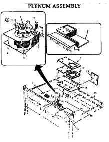 Plenum Assembly parts for Thermador Electric Wall Oven CT130N-03 from AppliancePartsPros.com