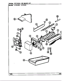 Optional Ice Maker Kit (Ct21x7a / Dd68a) (Ct21x7w / Dd67a) parts for Crosley Top-Mount Refrigerator CT21X7W/DD68A from AppliancePartsPros.com