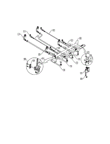 Gas Train parts for Dcs Gas Cooktop CTD-304-70694 from AppliancePartsPros.com