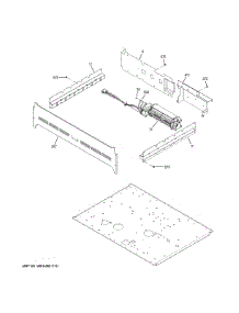 Center Spacer parts for Ge Electric Range CTD70DP2N1S1 from AppliancePartsPros.com