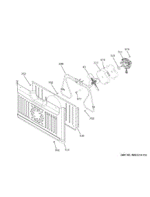 Convection Fan parts for Ge Electric Wall Oven CTD90DP4N1W2 from AppliancePartsPros.com