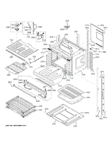 Upper Oven parts for Ge Electric Wall Oven CTD90FP2M1S1 from AppliancePartsPros.com