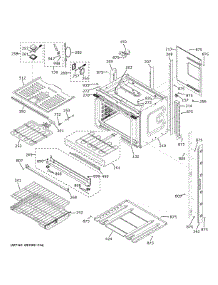 Upper Oven parts for Ge Electric Wall Oven CTD90FP3N2D1 from AppliancePartsPros.com
