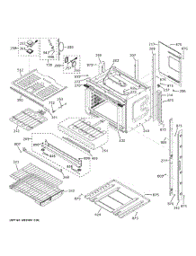 Upper Oven parts for Ge Electric Wall Oven CTD90FP4N1W2 from AppliancePartsPros.com