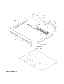 Center Spacer parts for Ge Electric Wall Oven CTD90FP4N2W2 from AppliancePartsPros.com