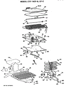 Unit Parts parts for Hot Point Top-Mount Refrigerator CTF15CFB from AppliancePartsPros.com