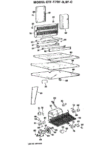 Unit Parts parts for Hot Point Top-Mount Refrigerator CTF17BFB from AppliancePartsPros.com