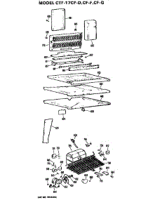 Comparment Separator / Divider Block parts for Hot Point Top-Mount Refrigerator CTF17CFF from AppliancePartsPros.com